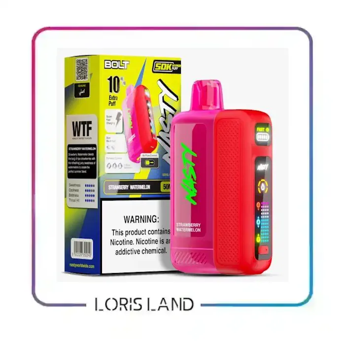 پاد یکبار مصرف توت فرنگی هندونه نستی ۵۰ هزار پاف